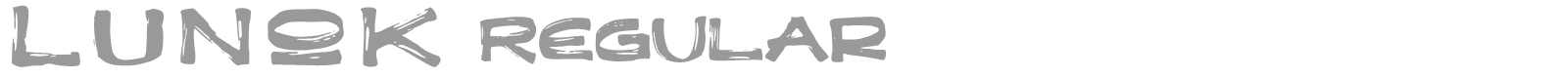 Lunok font preview